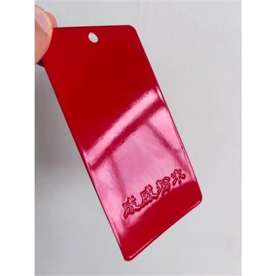 Polvo rojo de alto brillo para aplicación de gato de automóvil